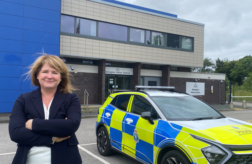 Sarah Payne at Bebington Police Station