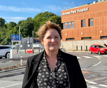 Sarah payne at Arrowe Park Hospital